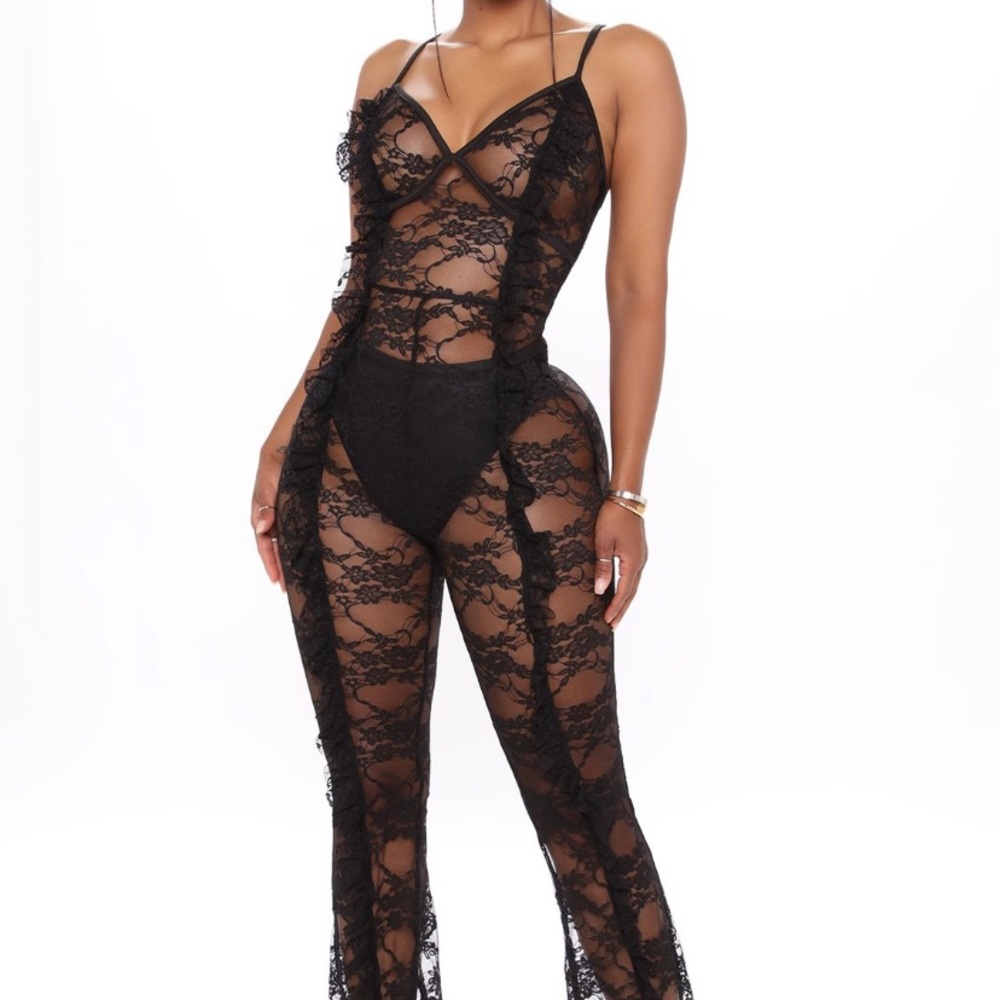 Sexy lace jumpsuit